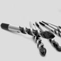 9 Pcs Masonry Drill Bits Set for Tile Brick Cement Concrete Glass Plastic Cinder Block Wood Etc Chrome Plated. 