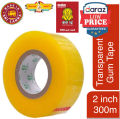 Cello Tape Transparent Packaging Tape 2 inch x 300m with Primium Glue Roll Selo Tape Made in Sri Lanka by Italian Mart. 
