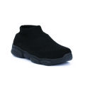 SPLENDOR BLACK CASUAL KNITTED SHOES FOR KIDS - TUK. 