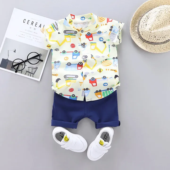 Toddler%20Baby%20Boys%20Girls%20Clothes%20Sets%20Cartoon%20Excavating%20Machinery%20T%20Shirt%20Shorts%20Pants%20For%20Summer%20Boys%20Clothing%20Outfits%20Suit%20-%20Image%205
