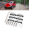 Hard Top Retainer Nut Reliable Vibration Reduction Quiet Operation Durable Hard Top Hardware Kit with Clip for Wrangler JK JKU. 