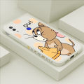 ZeroQiQi for Redmi Note7 Pro Back Cover Cartoon Cute Mouse Side Printing Phone Case Ultra Thin Soft Liquid Silicone Cases. 