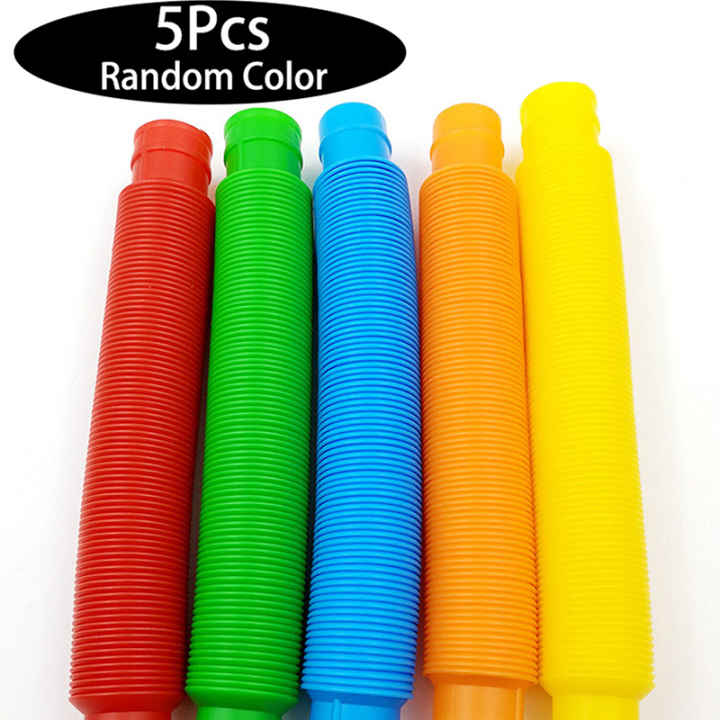 Mini  Tubes Sensory Toy Stress Relieve Toys Kid Autism Anti Stress Toy Conbo