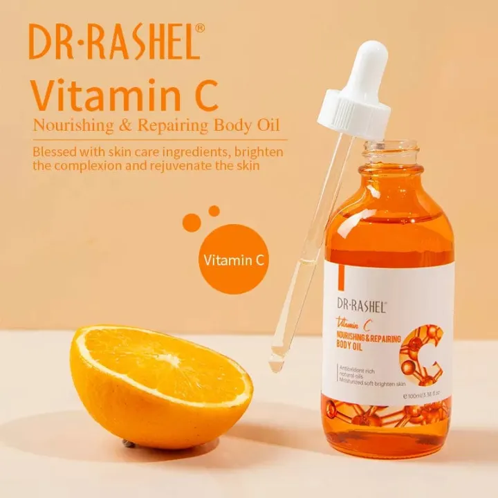Dr. Rashel Vitamin C Nourishing & Repairing Body Oil 100ml