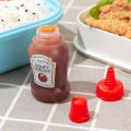 Mini Sauce Bottle Refillable Ketchup Honey Salad Containers Squeeze Bottles Portable Sauce Jars Lunch Box Dispensers Bento Accessories. 