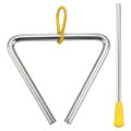 Music Triangle Instrument Set,with 3 Pack Triangle 4 Inch. 