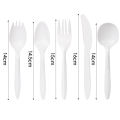 1/5/10/20Pcs Kitchen Disposable Degradable Fork Spoon Takeaway Fast Food Fruit Salad Tableware Heat Resistant Waterproof Oil-Proof Cutlery. 
