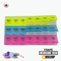 7 Days Medicine Box [Morning, Noon, Night] Weekly Medicine Organizer l Portable Medicine Tablet Dispenser l Storage Box l Travel Pill Box Container Case. 
