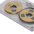 Reel To Reel Blank Cassette Tape Blank Sound Cassette Tape 50 Minutes Normal Bias Double Sided Transparent Box for Music Recording. 