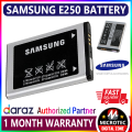 Samsung E250 Quality 100% Genuine Battery with Warranty - for Samsung Feature phone / Samsung Button phones E250, C130, X208, S139  Battery Model AB463446BU. 