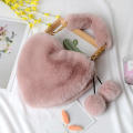 Women's Furry Accessories Luxury Faux Fur Handbags Small Handbags Ladies Chain Shoulder Bag Fluffy Plush Handbags. 
