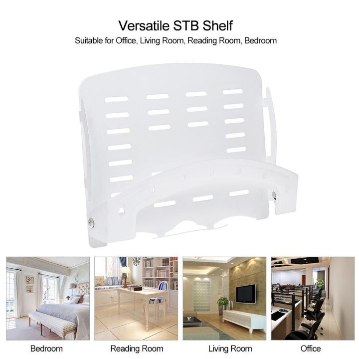 Floating%20Steel%20Shelf%20Wall%20Mount%20Bracket%20Under%20TV%20Stand%20Box%20DVR%20DVD%20Rack%20/%20DVD%20Steel%20Shelf%20-%20Image%207