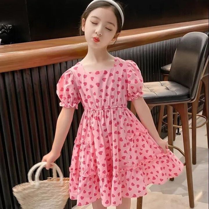 Girls Dress 2022 New Summer 9 Kids Clothes Fashion 10 Girl Children s 8 Princess Floral Dress 7 Girl Size 2 To 12 Years Old Daraz.lk