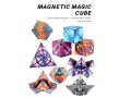 3D Changeable Magnetic Magic Cube, Shape Shifting Box Fidget Toy - Magnetic Magic Cube - L R B. 