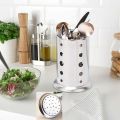 Spoon Holder Stainless Steel Cutlery Drainer Kitchen Utensils. 