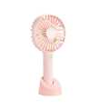 Mini Fan USB Rechargeable Strong Wind With Base & Handheld With Warranty. 