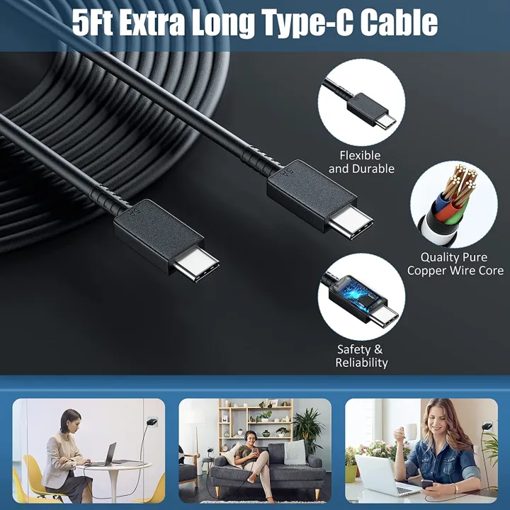 Samsung%2045W%20USB-C%20Power%20Adapter%20Super%20Fast%20Charger%20Type%20C%20US%20Plug%20Wall%20Charger%20for%20Samsung%20Galaxy%20S23%20Ultra%20S23+%20S22%20Ultra%20S21%20S20%20Ultra%20Note%2020%20Note%2010+%20Z%20Fold%204%20Z%20Flip4%20A91%20Tab%20S7%20S8%20with%205A%20Fast%20Charging%20Cable%20-%20Image%208