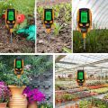 Soil PH Meter, Digital Plant Moisture Meter with PH/Temperature/Light. 