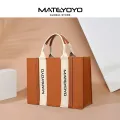 MATEYOYO Felt Bag Classical Tote Bag Felt Bag Thickened High-Capacity Shopping Handbag Daily Commuting Bakery Coffee Shop Shoulder Bag Simple And Fashionable Office Handbag. 