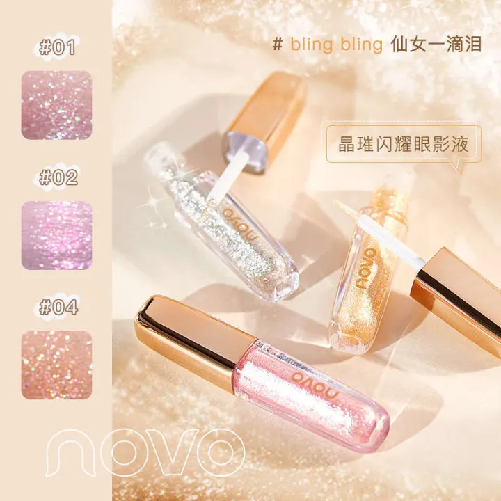 NOVO5460%20Crystal%20Sparkling%20Liquid%20Pearlescent%20Silkworm%20Sequin%20Glitter%20Waterproof%20Compact%20Portable%20Single%20Color%20Eyeshadow%20-%20Image%202