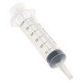 With Rubber Stopper 20ml Pump Measuring Large 60ml Feeding Syringe Plastic Large Capacity. 