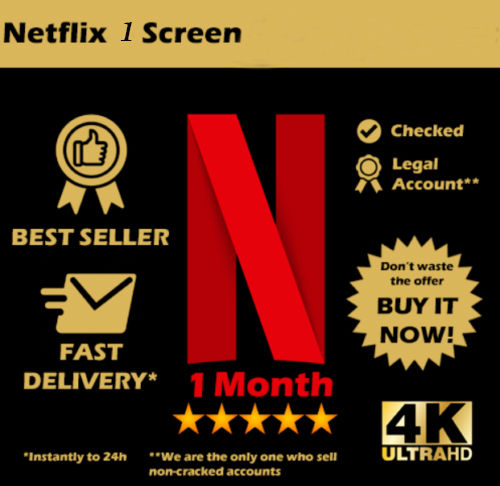 Netflix 1 Month 4K UHD