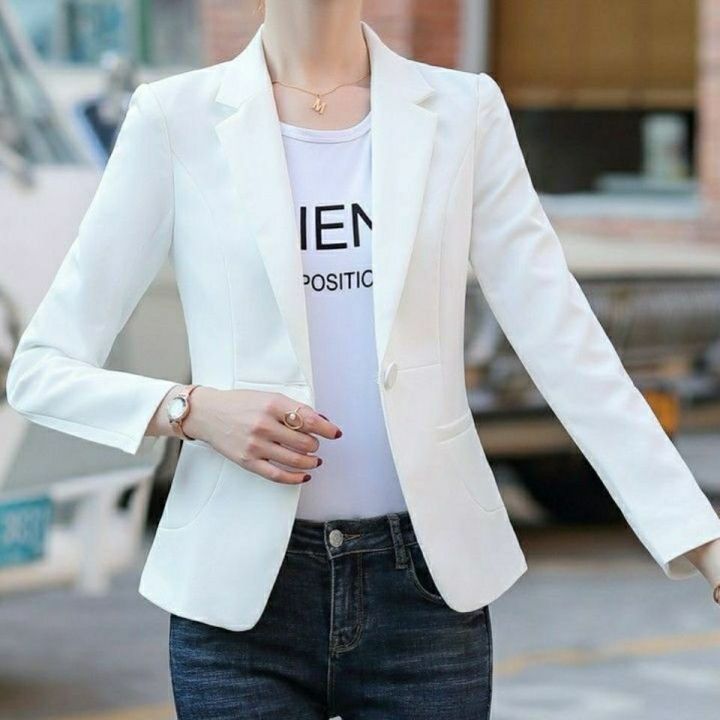 Small%20Suit%20Jacket%20for%20Women2023Spring%20and%20Summer%20Thin%20Korean%20Style%20Fashion%20Short%20Slim%20Fit%20Slimming%20Versatile%20Suit%20Top%20Black%20-%20Image%203