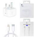 Authentic Apple iPhone 20W Power Adapter & USB C to Lightning Cable - Fast Charger for iPhone 14, 13, 12, 11 Pro Max, XS Max, XR, 8, 7 Plus - Genuine Quality. 