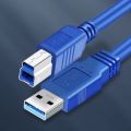 5M 3M 2M USB 3.0 Type A Male to B Male super Speed 5Gbps Sync Data Print Printer Wire Cable for 2.5 3.5 Inch HDD/SSD Hard Drive. 