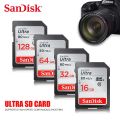 【32GB 】 SanDisk SD Card 128GB 64GB 32GB 16GB microSDHC SDXC UHS-I Memory Card micro SD Card TF Class10 U3 For Camera SDUNC. 