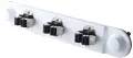 BROOM / MOP HOLDER SINGLE - BATHLUX  WHITE COLOR. 