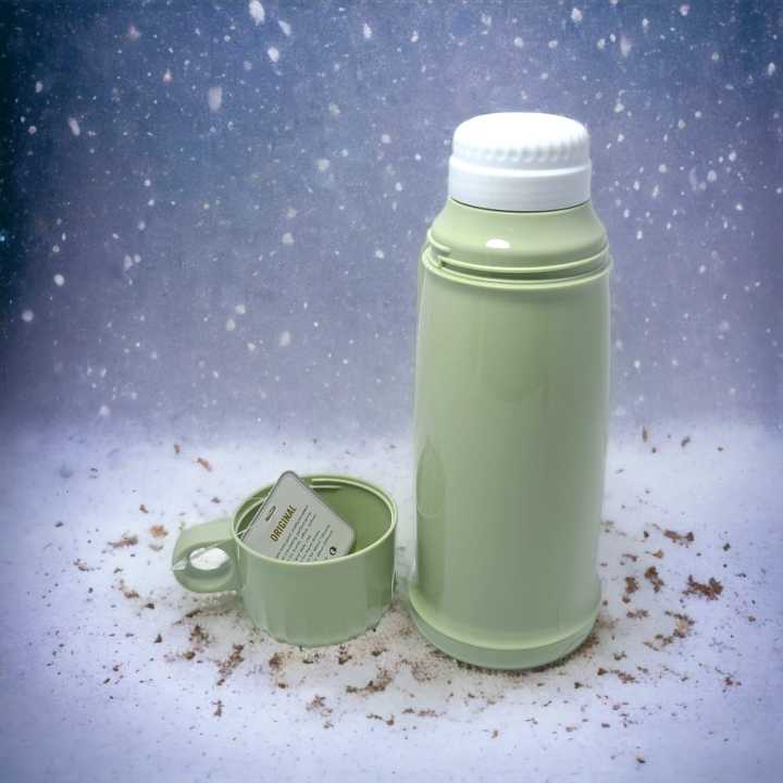 2 IN 1 Vacuum Flask 450ml / Coffee Tea Hot water Stainless Steel Flash Bottle