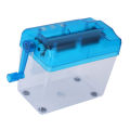 Manual Shredder Strip Cut Paper Shredder Safe Operation with Handle for Office Use for 1 Sheet A6 Paper. 