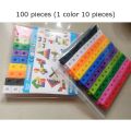 ♗Numberblocks Building Blocks Mathlink Cube 100 pieces Number Blocks Educational Toys Mainan Kanak Mainan Budak Lelaki❄. 