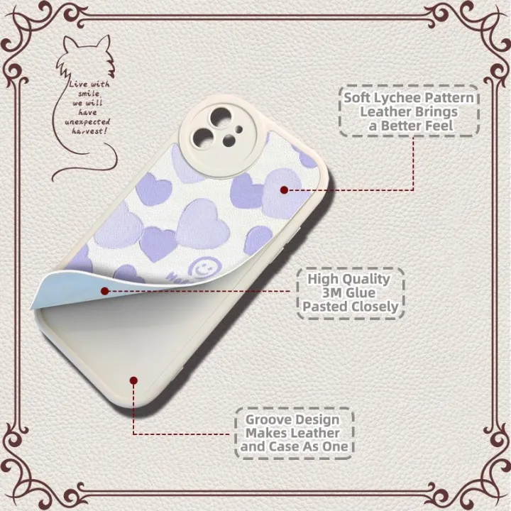 imitation%20leather%20soft%20shell%20Phone%20Case%20For%20iphone%207/8/iphone%20SE%202020/SE2%20Solid%20color%20Back%20Cover%20Dirt-resistant%20bowknot%20-%20Image%203