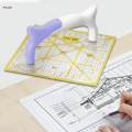 Suction Cup Suction Ruler Handle Non Slip Quilting Ruler Holder for Craft Quilting DIY Sewing Tools. 