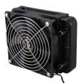 120mm 10 Water Cooling Cpu Cooler Row Heat Exchanger Radiator With Fan For Pc Computer Led Water Cooling System. 