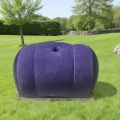Large portable inflatable pillow for couples, soft sofa cushion, ergonomic support pillow, dual-use body support pad for travel and home, 1 unit. 