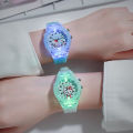 [With Box] Zaiyarou KK Hello Kitty Children Watches LED Digital Watch for Children Life Waterproof Girls Luminous Watch Kids Watches Toy Student Watch Gifts. 