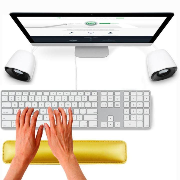 Luxury%20PC%20Laptop%20PU%20Leather%20Wrist%20Rest%20With%20Meomery%20Foam%20For%20Standard%20Keyboards%20-%20Image%202