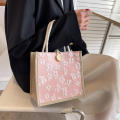 Portable Handbag Eco-friendly Bag Shopping Bag Large Capacity Shopping Bag Linen Shopping Bag Linen Tote. 