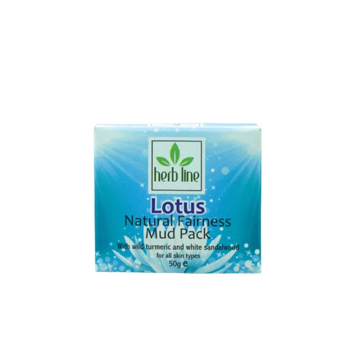 Herbline Lotus Natural Fairness Mudpack 50g