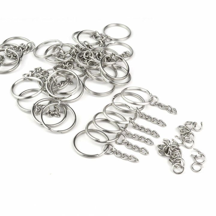 10-200Pcs/Lot%2025mm%20Key%20Ring%20Key%20Chain%20Gold%20Color%20Rhodium%20Round%20Split%20Keychain%20Keyrings%20for%20DIY%20Jewelry%20Making%20Findings%20Accessories%20-%20Image%208
