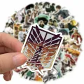 20/40/60Pcs Attack on Titan stickers Cartoon Anime Stickers for laptop luggage. 