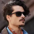 LouisWill Fashion Men’s Sunglasses Classic Sunglasses Square Sunglasses UV400 Polarized Sunglasses Eyewear Ultra Light Elastic Leg Anti Glare Glasses Outdoor Sports Driving Sunglasses. 