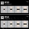Indoor LED Wall Lamp Aluminium Waterproof IP65 Interior Wall Light Decoration Living Room Bedroom Home Stairs Outdoor Lighting. 