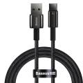 Baseus Tungsten Gold Series Fast Charging Data Cable Type-C/ Lightning | Black | 1M/ 2M. 