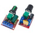 Mini 5A 90W PWM 12V DC Motor Speed Controller Module DC-DC 4.5V-35V Adjustable Speed Regulator Control Governor Switch 24V. 