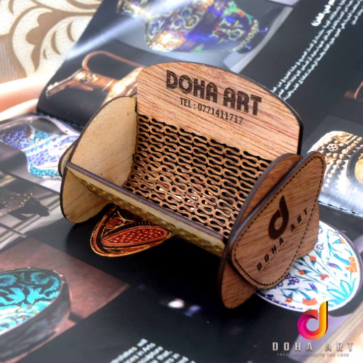 Wooden%20Visiting%20Card%20Holder%20For%20Office%20Table,%20Wooden%20Butterfly%20Visiting%20card%20Holder%20-%20Image%202