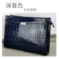 Portable Plaid Handbag Large-Capacity Handbag New Men's Fashion Briefcase Clutch Bag Briefcase Business Trendy Men. 